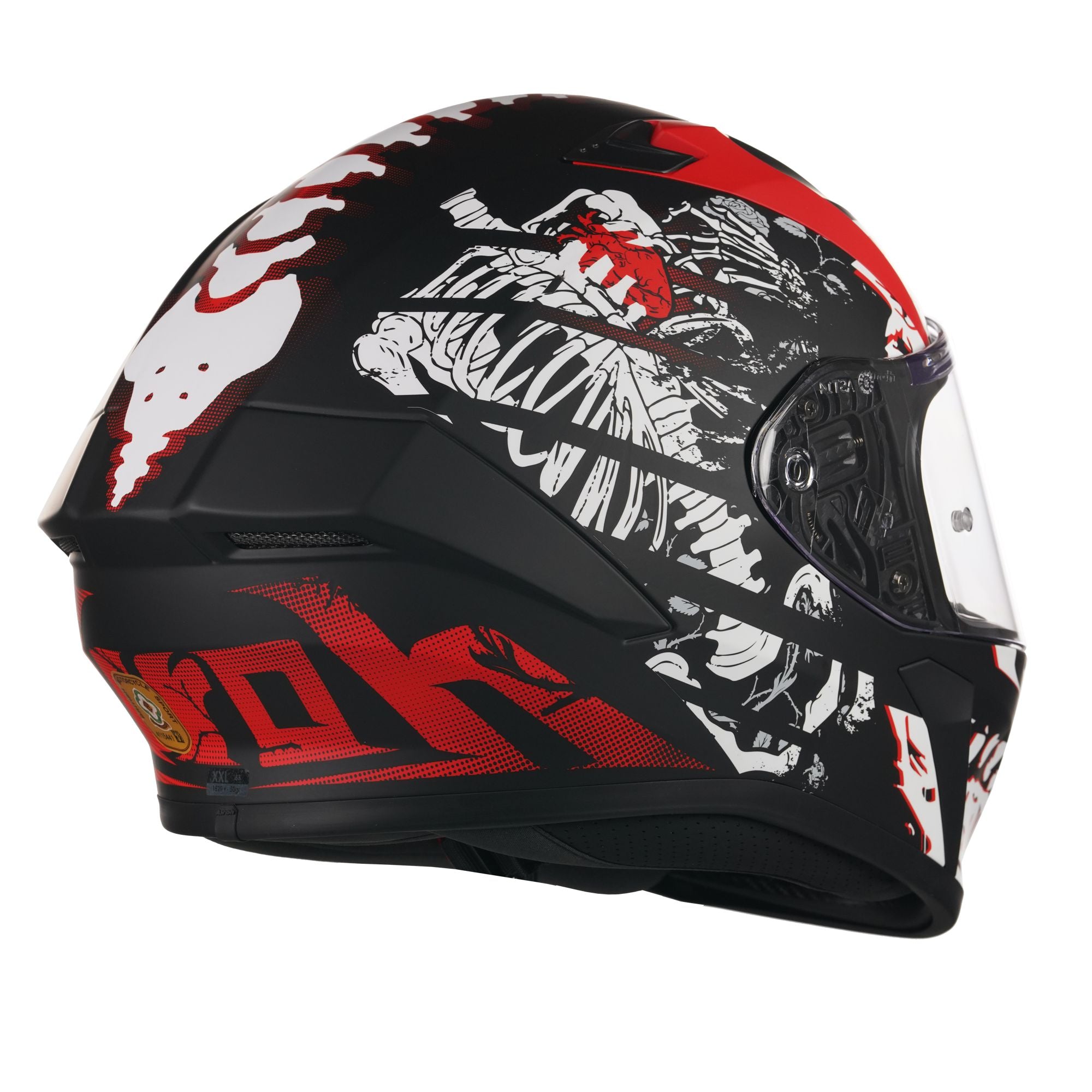 Airoh Valor Full Face Helmet Matt Ribs - FREE UK Shipping, FREE 365 Day Returns | Moto Central