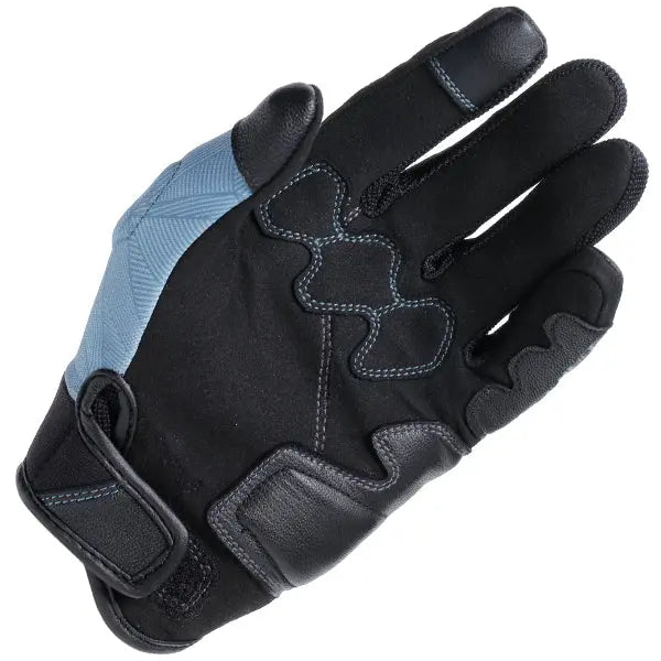 Dainese Ermex Ladies Textile Gloves Black / Mirage Blue FREE UK Delivery, FREE 365 Day Returns | Moto Central