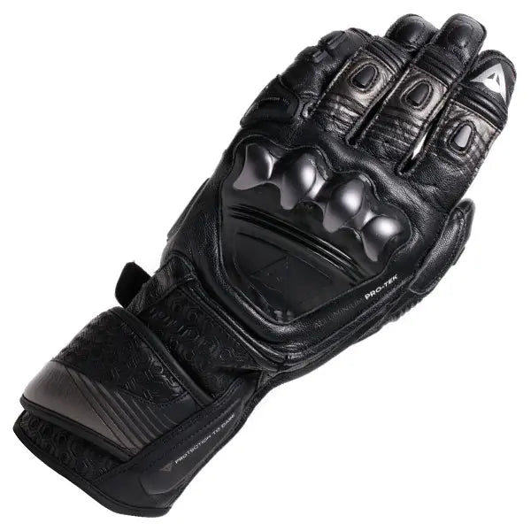 Dainese Fiero Metal Leather Gloves Black / Anthracite FREE UK Delivery, FREE 365 Day Returns | Moto Central