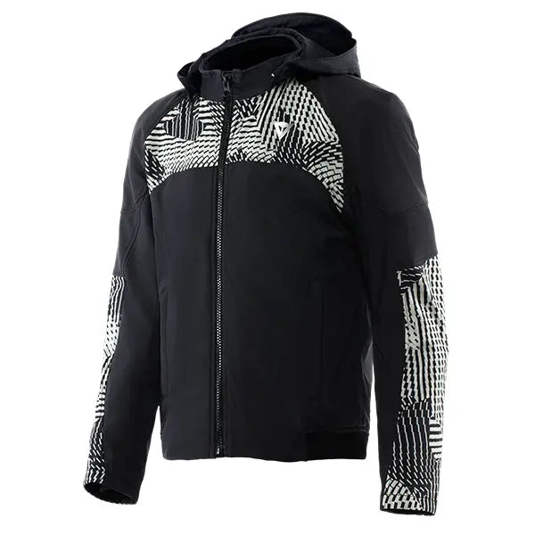 Dainese Ignite 2 Hoodie Textile Jacket Black / Moss Grey FREE UK Delivery, FREE 365 Day Returns | Moto Central