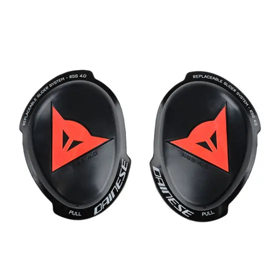 Dainese RSS 4 Knee Slider Full Kit Black / Red FREE UK Delivery, FREE 365 Day Returns | Moto Central