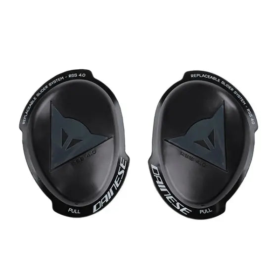 Dainese RSS 4 Knee Slider Full Kit Black FREE UK Delivery, FREE 365 Day Returns | Moto Central