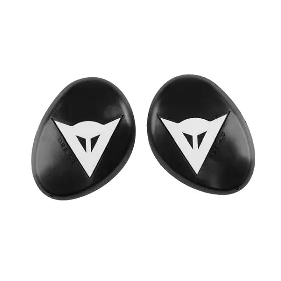 Dainese RSS 4.0 HDC Knee Sliders Black / White FREE UK Delivery, FREE 365 Day Returns | Moto Central