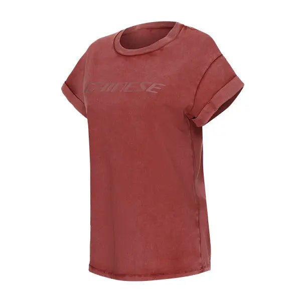 Dainese Sfumata Ladies T-Shirt Red Pear FREE UK Delivery, FREE 365 Day Returns | Moto Central