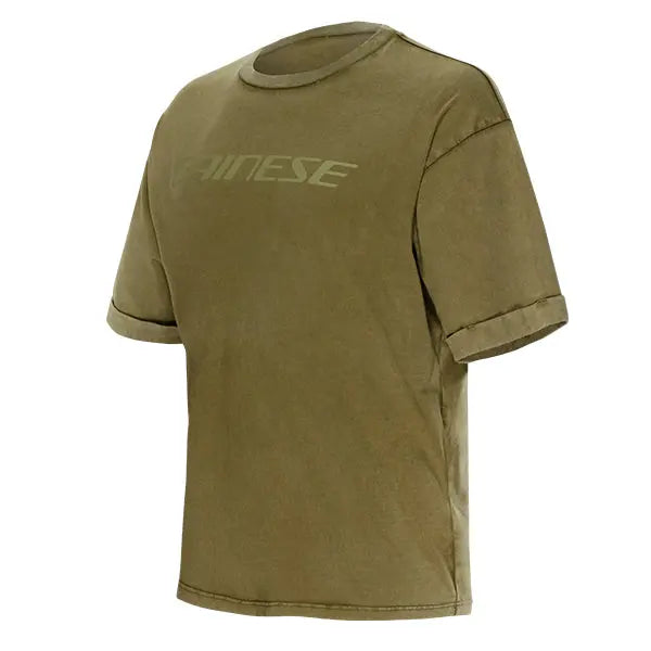 Dainese Sfumata T-Shirt Olive Branch FREE UK Delivery, FREE 365 Day Returns | Moto Central