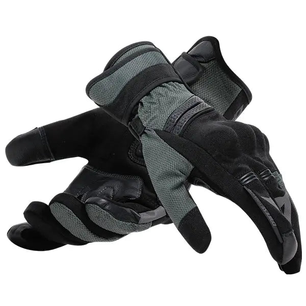 Dainese Teyde Gore-Tex Gloves Black / Army Green FREE UK Delivery, FREE 365 Day Returns | Moto Central