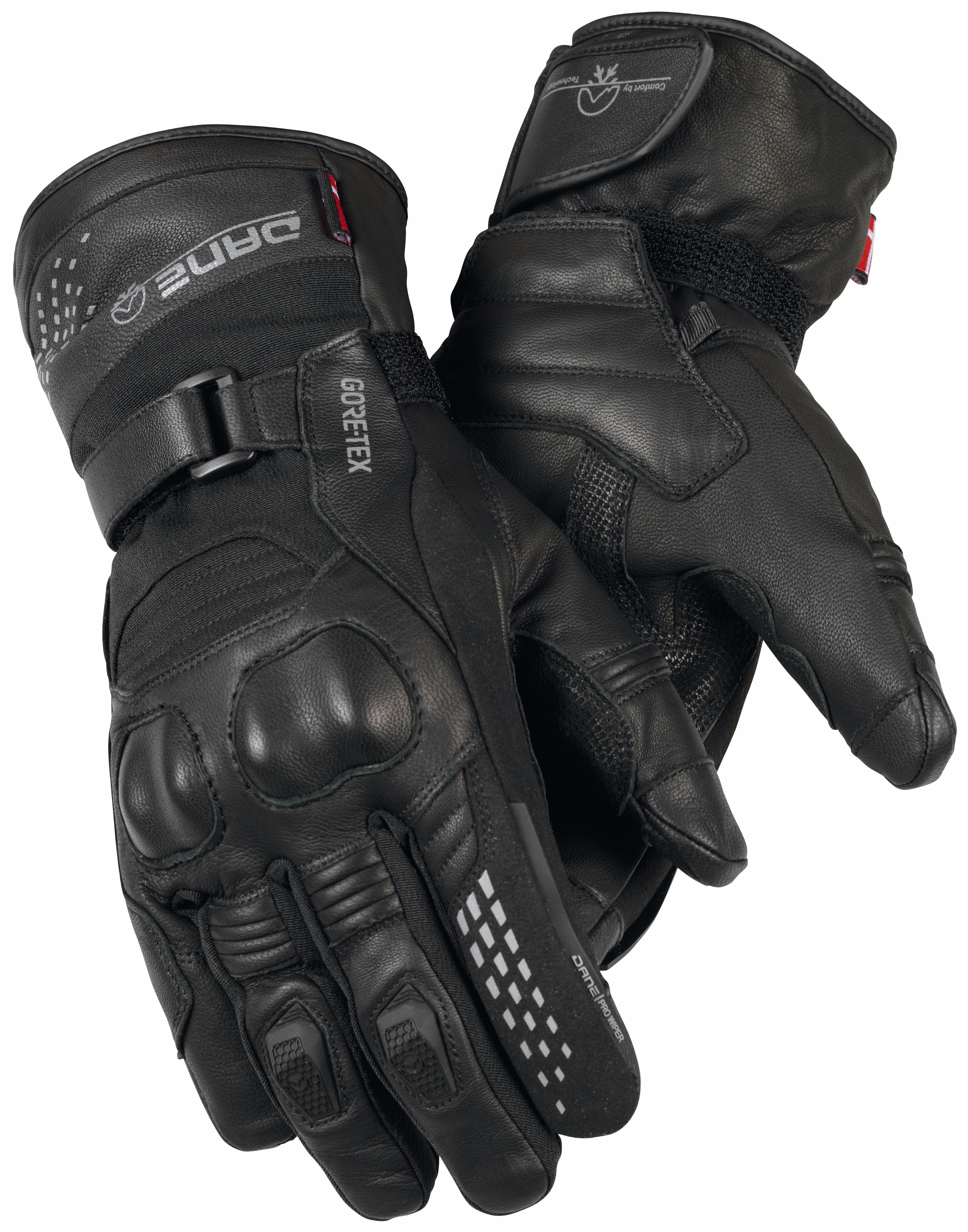 Dane Dragor Vinter Leather Gloves Black