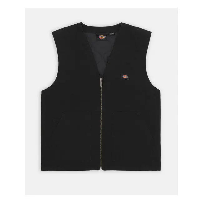 Dickies Dickies Duck Canvas Vest Black  - FREE UK Shipping, FREE 365 Day Returns | Moto Central