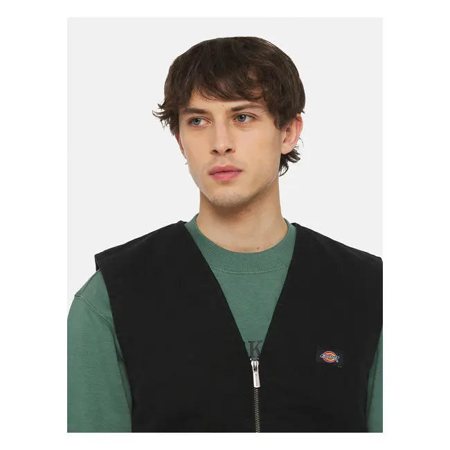 Dickies Dickies Duck Canvas Vest Black  - FREE UK Shipping, FREE 365 Day Returns | Moto Central