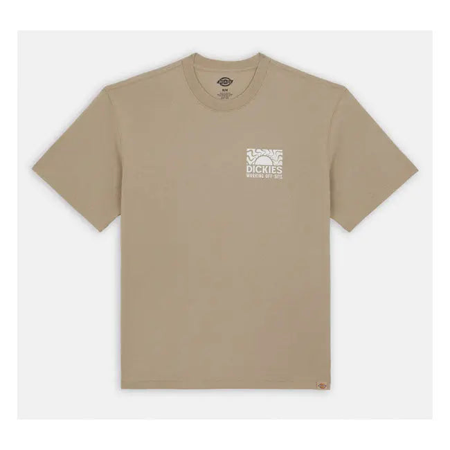 Dickies Saltville T-Shirt Sandstone - FREE UK Shipping, FREE 365 Day Returns | Moto Central