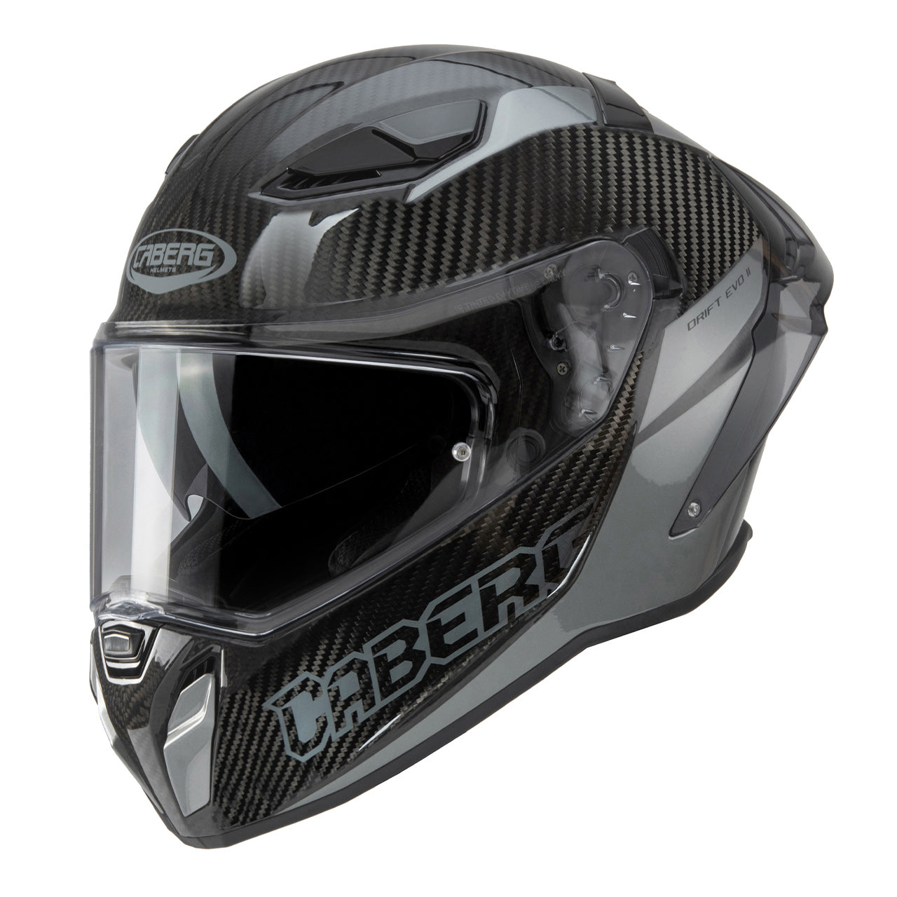 Caberg Drift Evo 2 Carbon Full Face Helmet Nova Grey - FREE UK Shipping, FREE 365 Day Returns | Moto Central