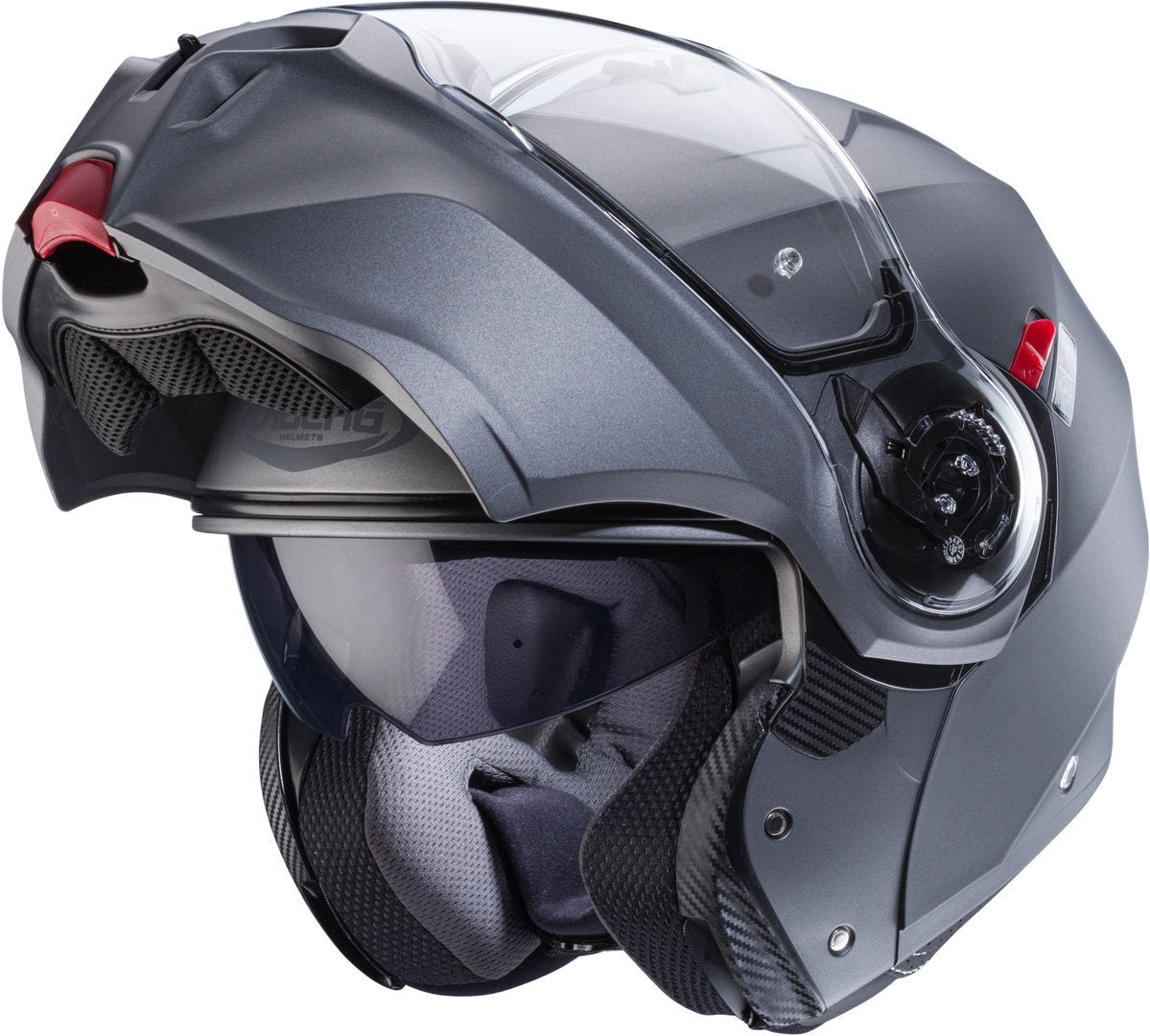 Caberg Duke Evo Flip-Up Helmet Stone Grey - FREE UK Shipping, FREE 365 Day Returns | Moto Central