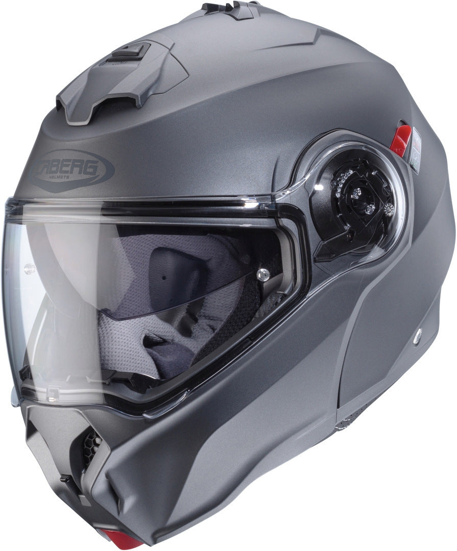 Caberg Duke Evo Flip-Up Helmet Stone Grey  - FREE UK Shipping, FREE 365 Day Returns | Moto Central