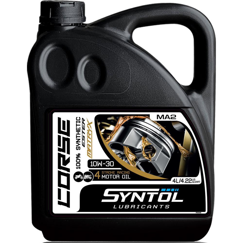 Syntol Corse 4T 10W-30 Fully Synthetic Oil - FREE UK Shipping, FREE 365 Day Returns | Moto Central