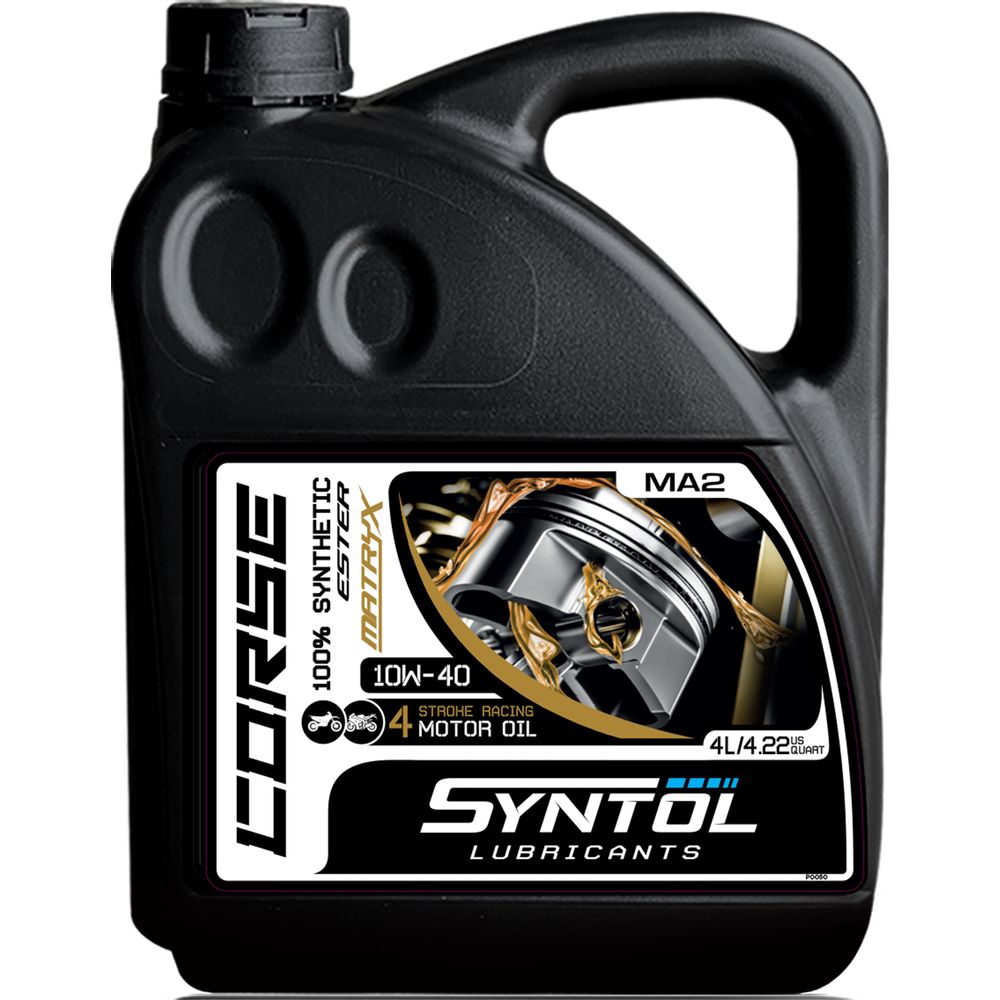 Syntol Corse 4T 10W-40 Fully Synthetic Oil - FREE UK Shipping, FREE 365 Day Returns | Moto Central