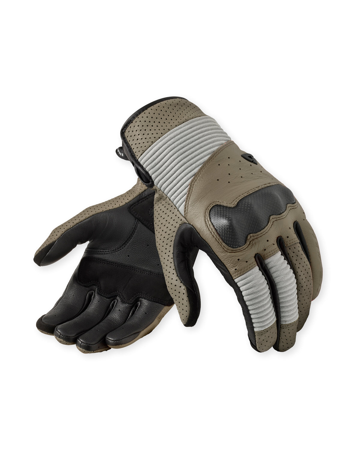 Revit Lewisville Leather Gloves Sand / Black FREE UK Delivery, FREE 365 Day Returns - Moto Central