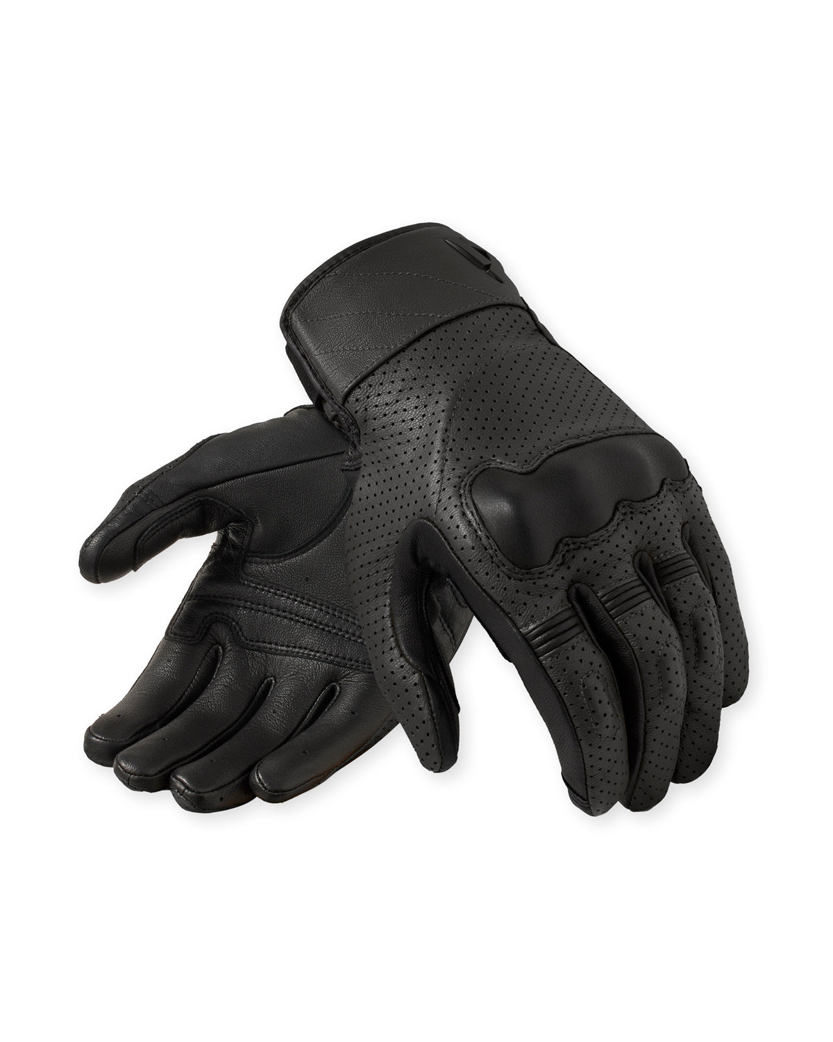 Revit New Heights Leather Gloves Black FREE UK Delivery, FREE 365 Day Returns - Moto Central