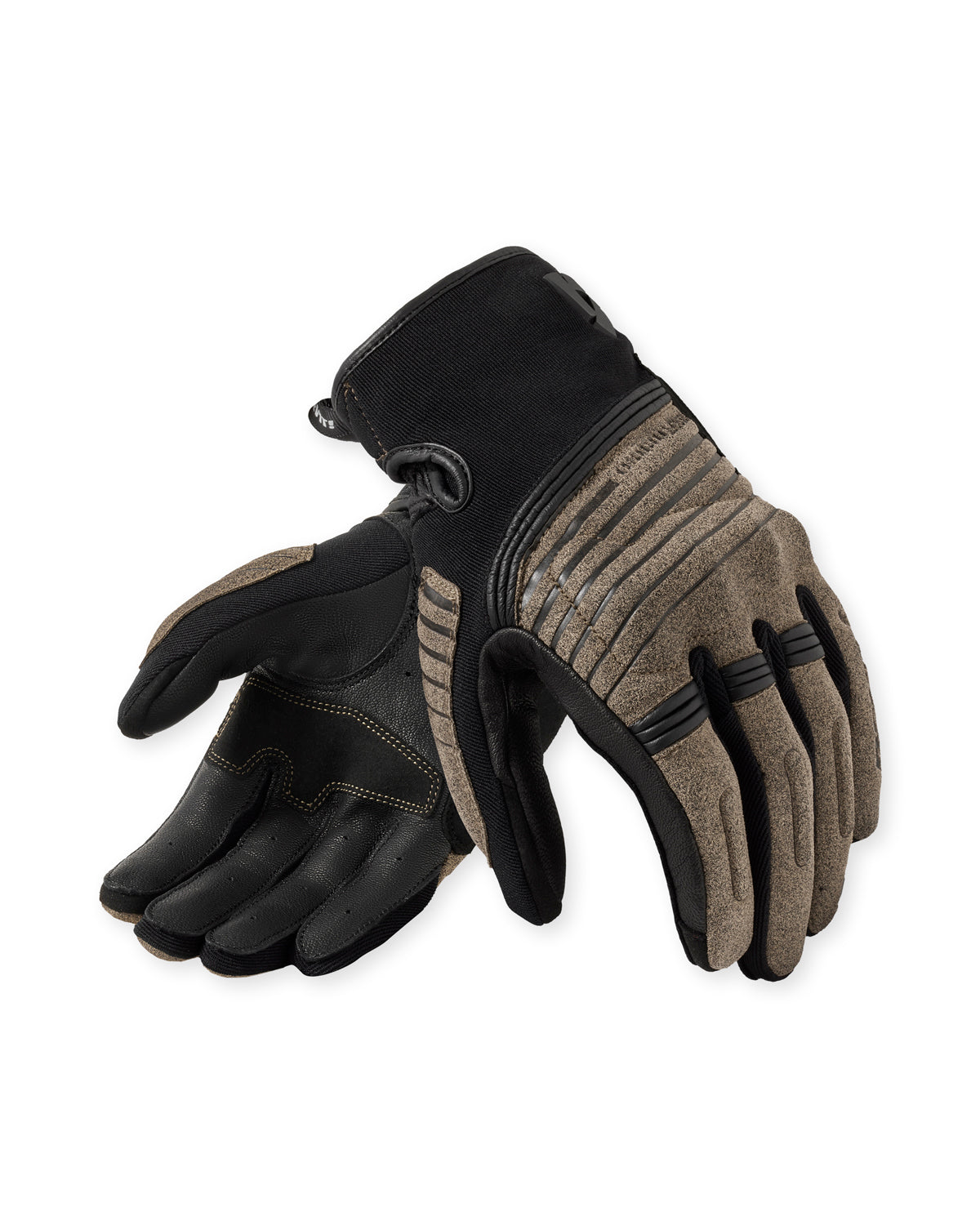 Revit Montford Textile Gloves Sand / Black FREE UK Delivery, FREE 365 Day Returns - Moto Central