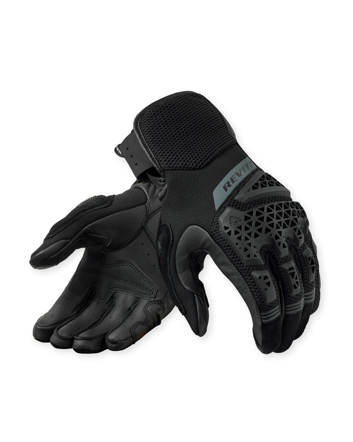 Revit Sand 5 Leather Gloves Black FREE UK Delivery, FREE 365 Day Returns - Moto Central