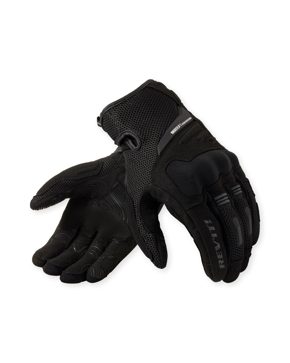 Revit Cavern Textile Gloves Black FREE UK Delivery, FREE 365 Day Returns - Moto Central