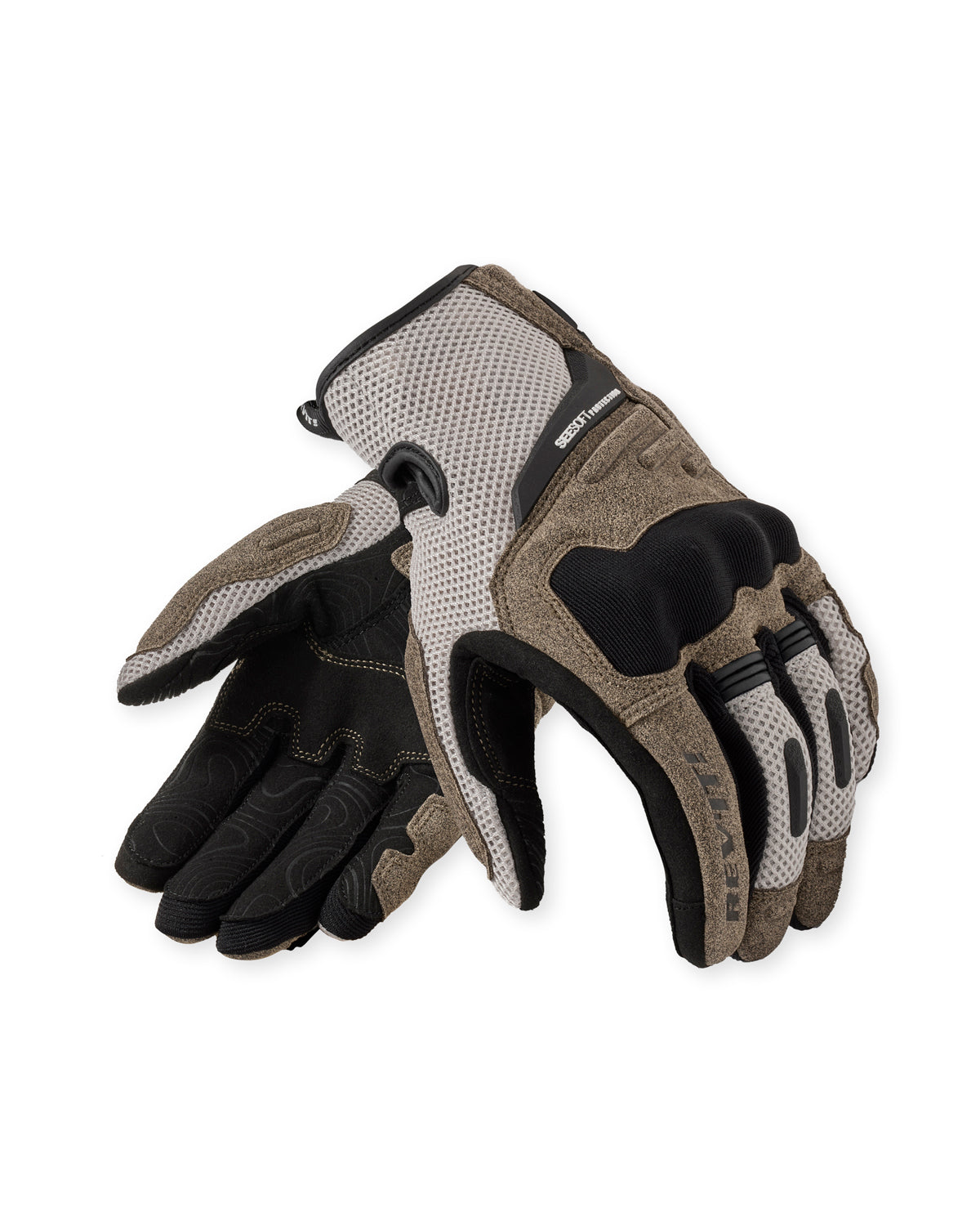 Revit Cavern Ladies Textile Gloves Sand / Black FREE UK Delivery, FREE 365 Day Returns - Moto Central