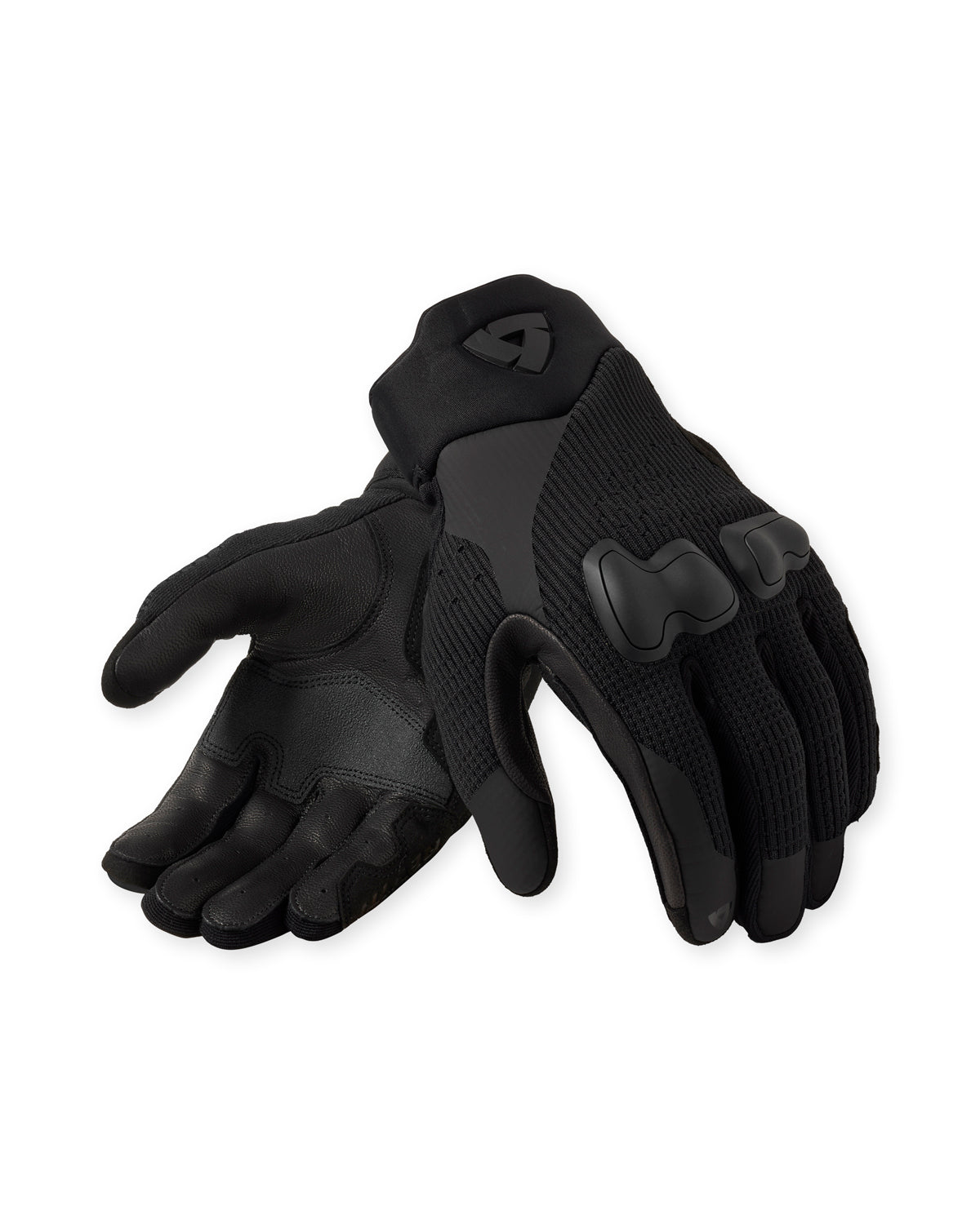 Revit Kinetic 2 Leather / Textile Gloves Black FREE UK Delivery, FREE 365 Day Returns - Moto Central