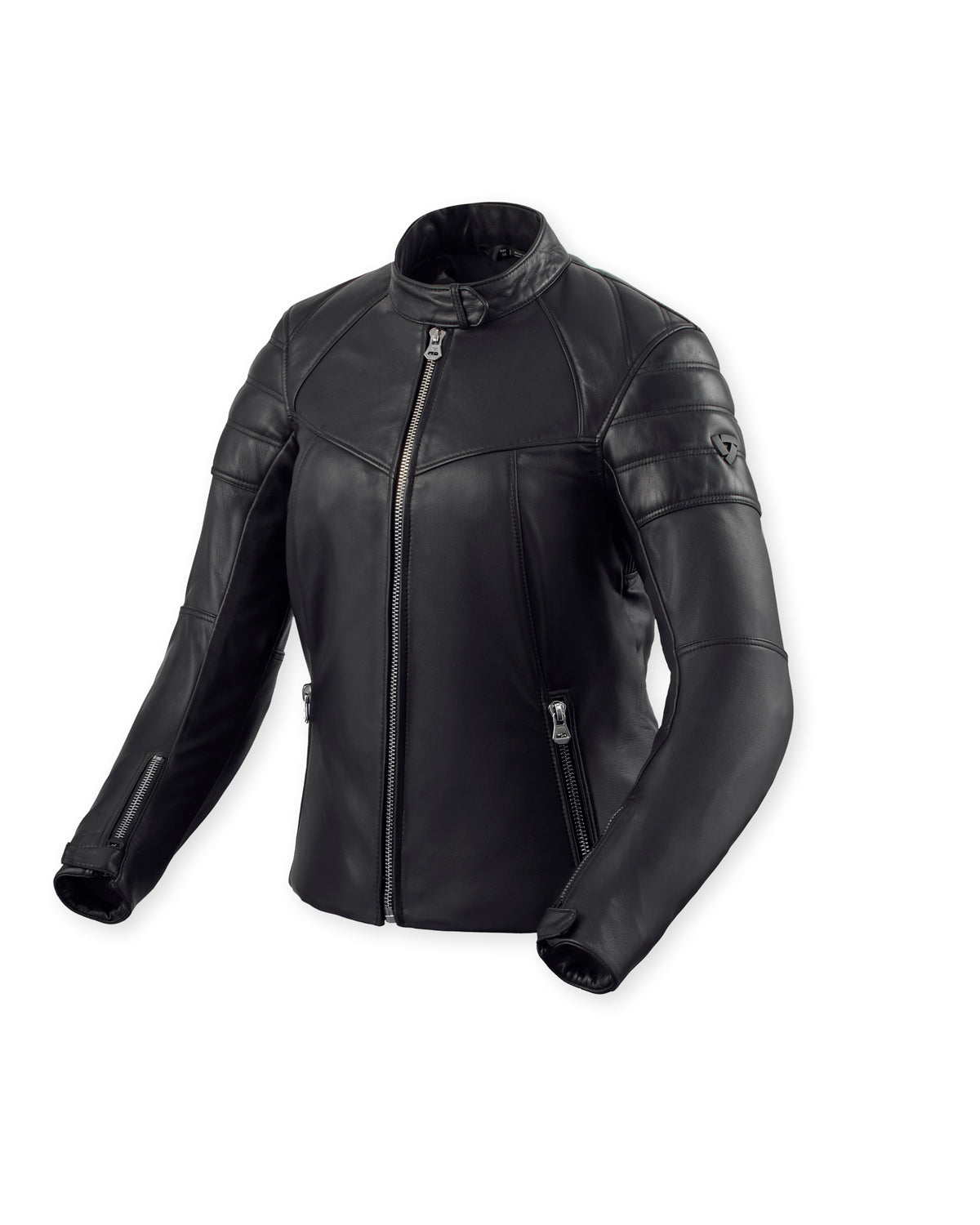 Revit London Ladies Leather Jacket Black FREE UK Delivery, FREE 365 Day Returns - Moto Central