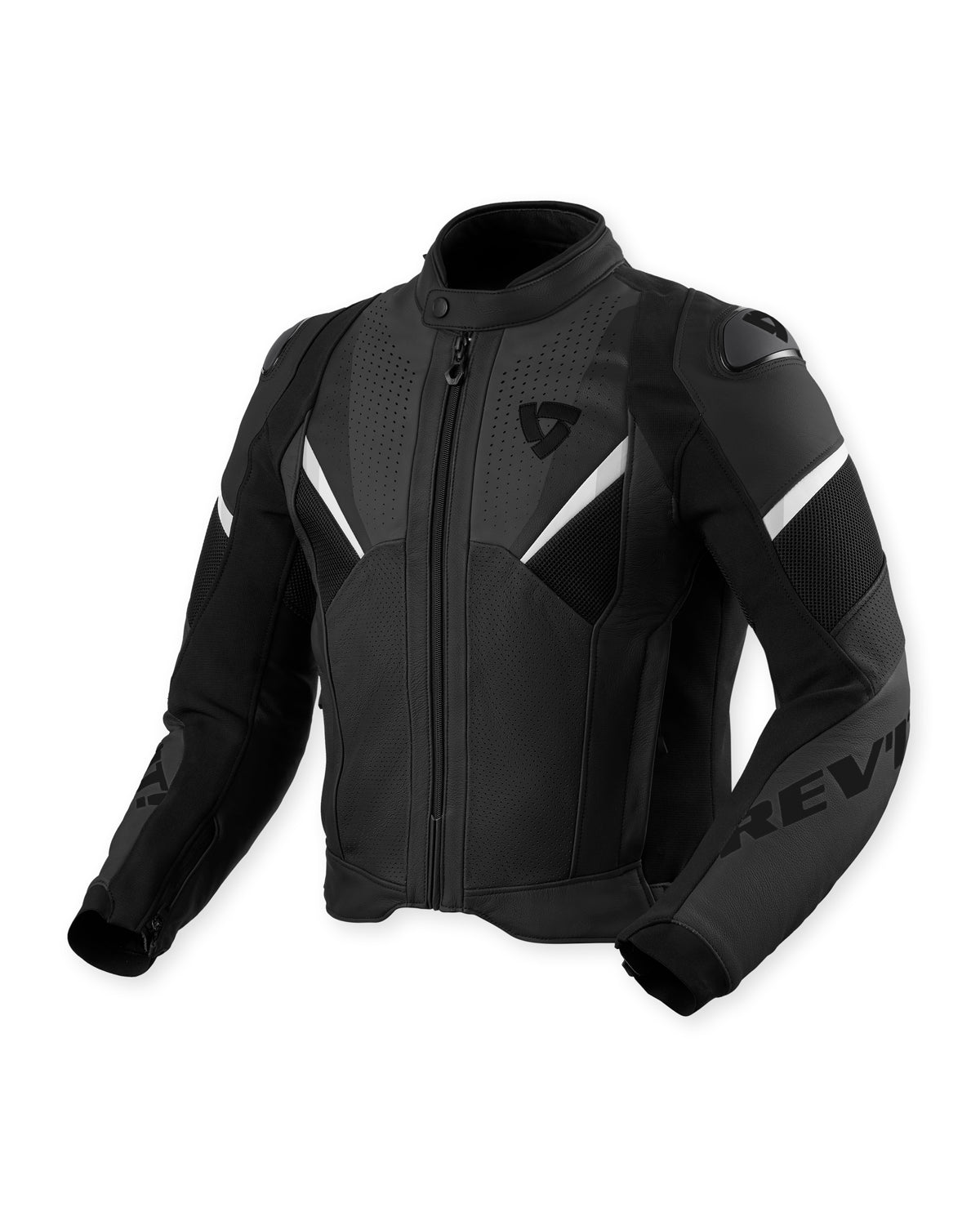 Revit Automate Leather Jacket Black FREE UK Delivery, FREE 365 Day Returns - Moto Central