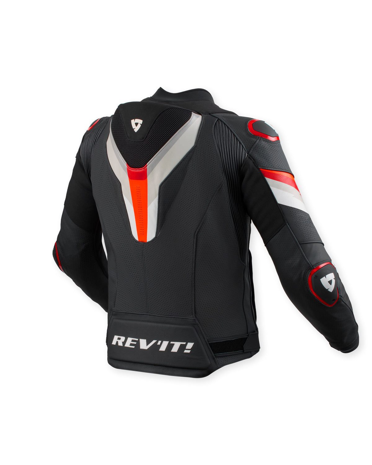 Revit Quantum 3 Pro Leather Jacket Black / Red FREE UK Delivery, FREE 365 Day Returns - Moto Central