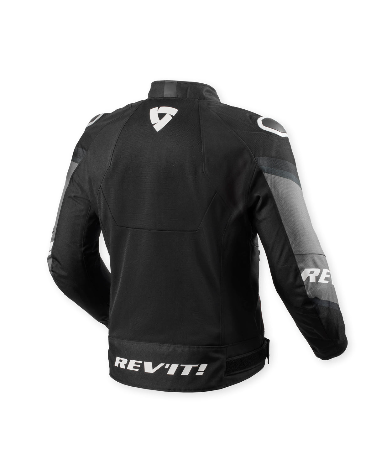 Revit Quantum 3 Air Textile Jacket Black / White FREE UK Delivery, FREE 365 Day Returns - Moto Central