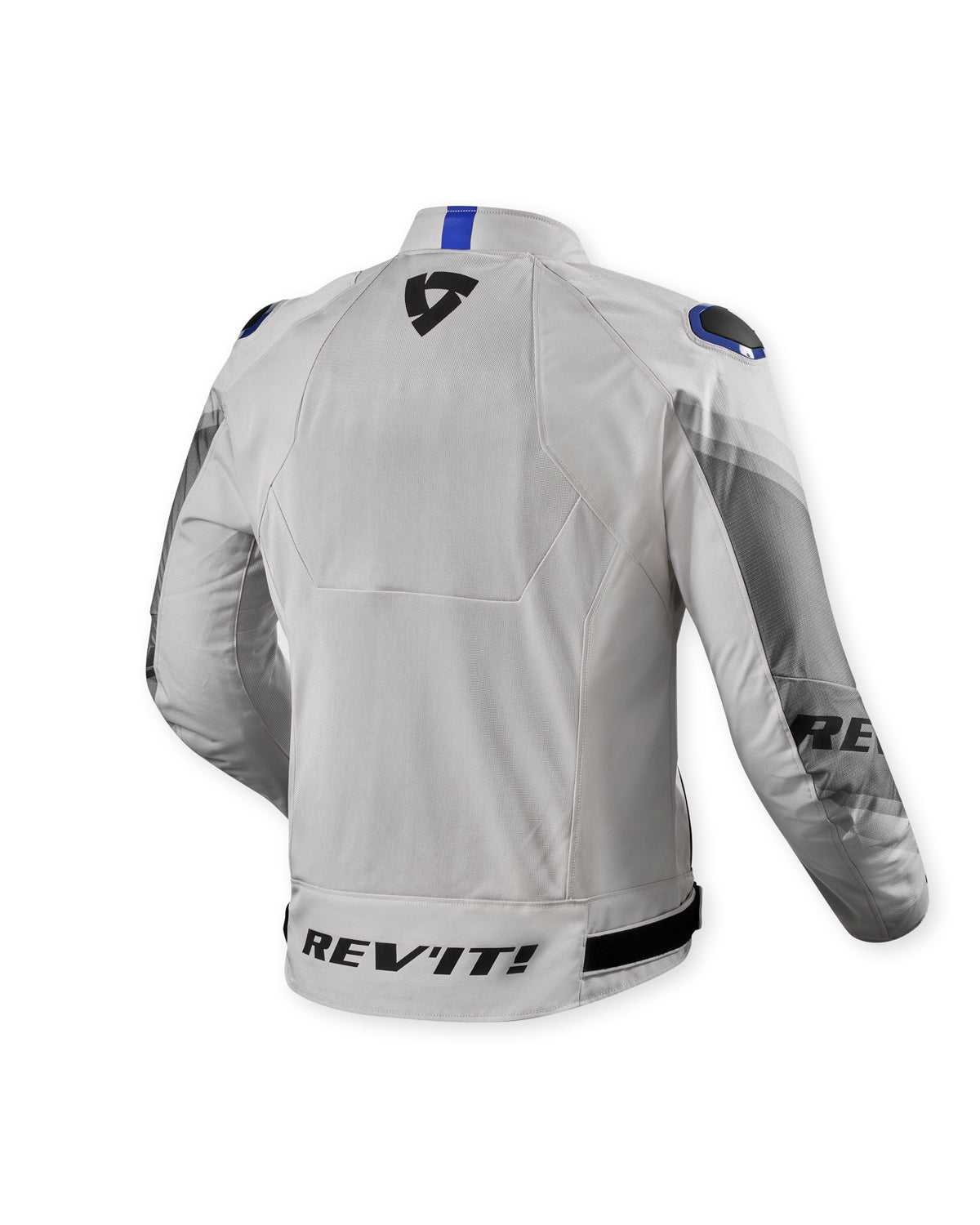 Revit Quantum 3 Air Textile Jacket Silver / Blue FREE UK Delivery, FREE 365 Day Returns - Moto Central