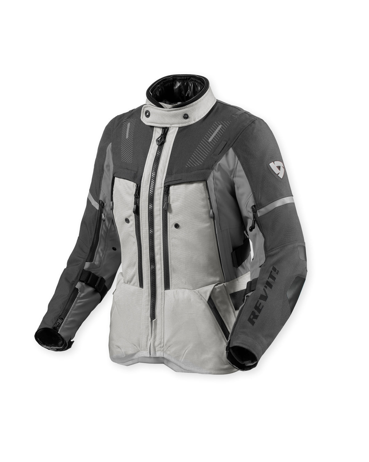 Revit Sand 5 H2O Ladies Textile Jacket Silver / Anthracite FREE UK Delivery, FREE 365 Day Returns - Moto Central