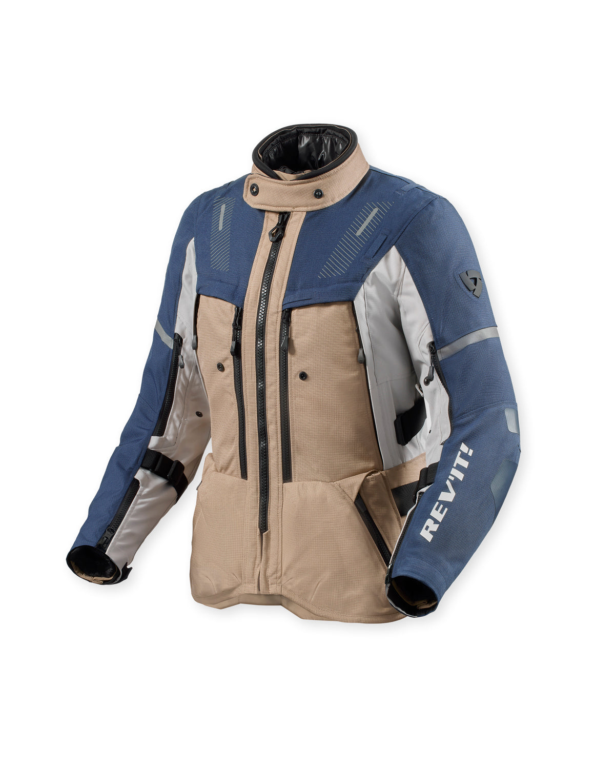 Revit Sand 5 H2O Ladies Textile Jacket Sand / Blue FREE UK Delivery, FREE 365 Day Returns - Moto Central