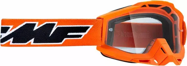 FMF Vision PowerBomb OTG Rocket Goggles Orange / Clear - FREE UK Shipping, FREE 365 Day Returns | Moto Central