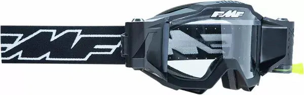 FMF Vision Youth PowerBomb Film System Rocket Goggles Black / Clear - FREE UK Shipping, FREE 365 Day Returns | Moto Central