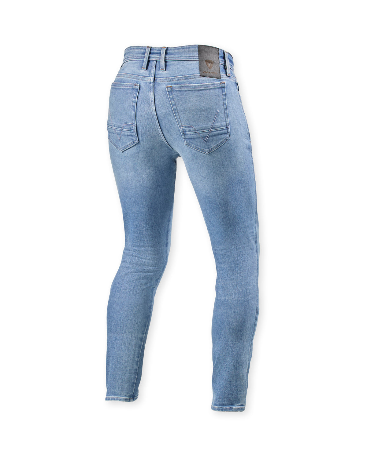 Revit Piston 3 Skiny Fit Jeans Light Blue Vintage FREE UK Delivery, FREE 365 Day Returns - Moto Central