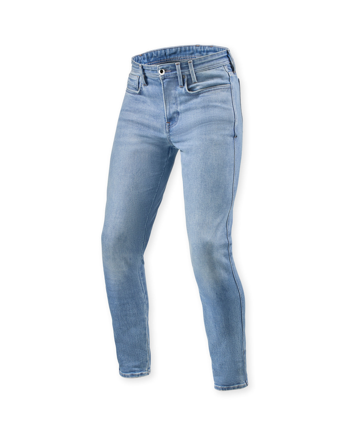 Revit Piston 3 Skiny Fit Jeans Light Blue Vintage FREE UK Delivery, FREE 365 Day Returns - Moto Central