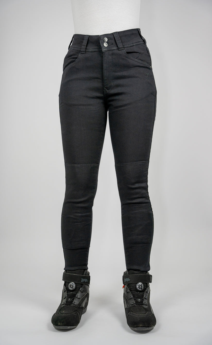 Bull-it Fury Ladies Skinny Fit Denim Jeans Black