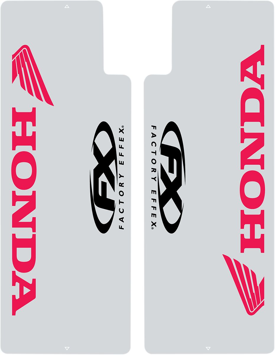 Factory Effex Fork Shields Red For Honda