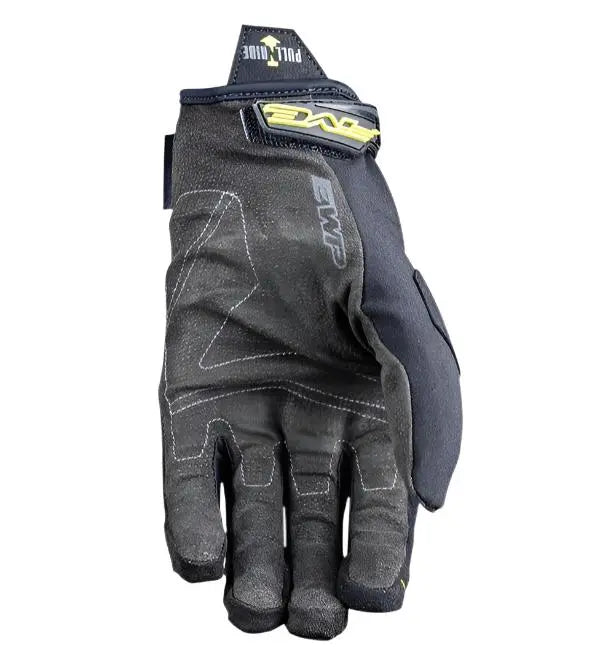 Five EWP Textile Gloves Black / Yellow - FREE UK Shipping, FREE 365 Day Returns | Moto Central