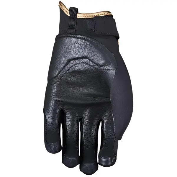 Five Flow Ladies Textile Gloves Black / Copper - FREE UK Shipping, FREE 365 Day Returns | Moto Central