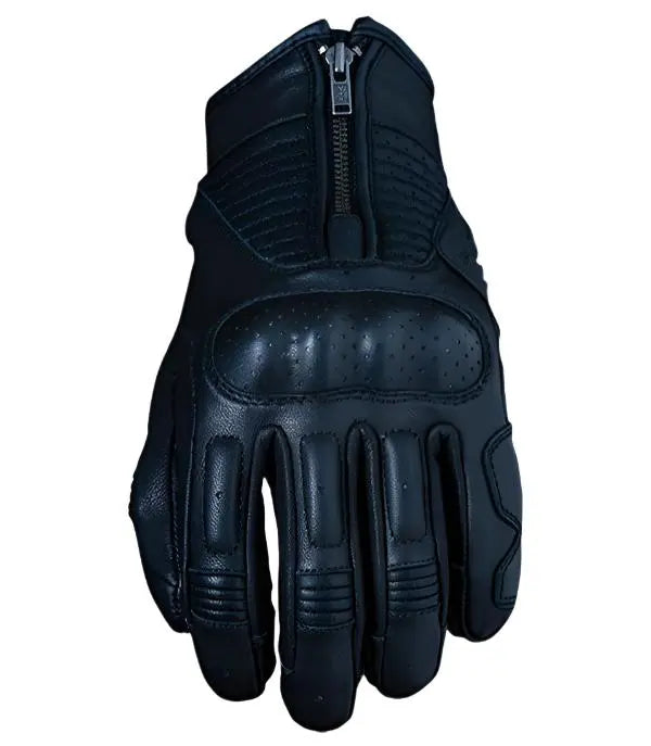 Five Kansas Ladies Leather Gloves Black - FREE UK Shipping, FREE 365 Day Returns | Moto Central