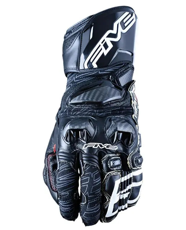 Five RFX Race Leather Gloves Black - FREE UK Shipping, FREE 365 Day Returns | Moto Central