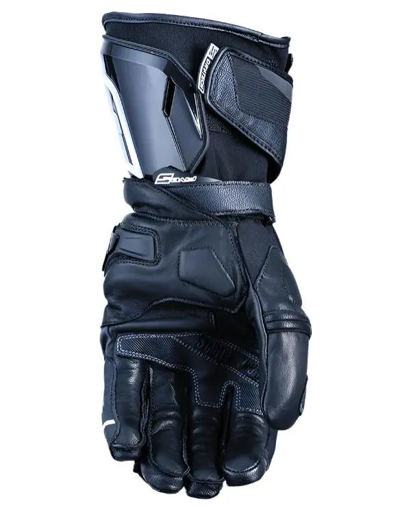 Five RFX Waterproof Leather Gloves Black - FREE UK Shipping, FREE 365 Day Returns | Moto Central