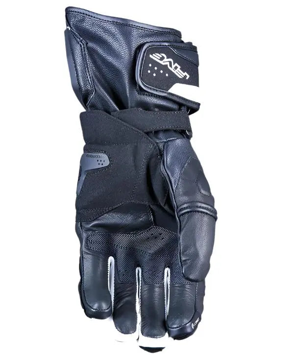 Five RFX4 Evo Leather Gloves Black / White - FREE UK Shipping, FREE 365 Day Returns | Moto Central