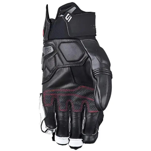 Five SF1 Evo Leather Gloves Black / White - FREE UK Shipping, FREE 365 Day Returns | Moto Central