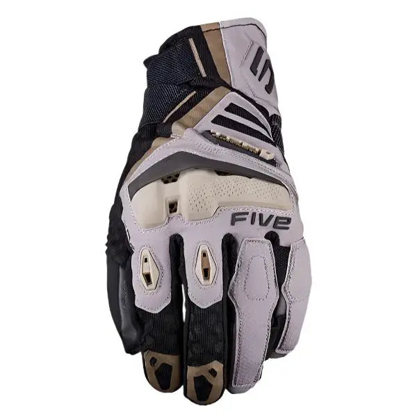 Five TFX1 Airflow Short Leather Gloves Sand / Brown - FREE UK Shipping, FREE 365 Day Returns | Moto Central