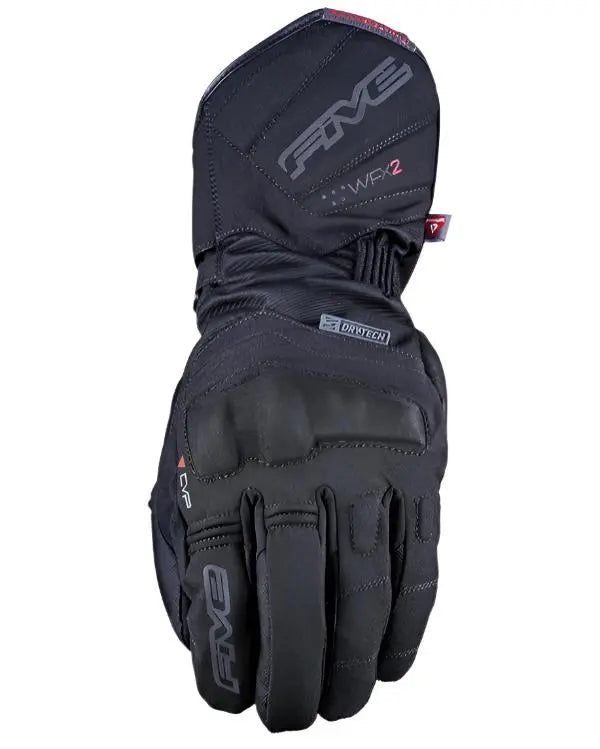 Five WFX2 Evo Waterproof Textile Gloves Black - FREE UK Shipping, FREE 365 Day Returns | Moto Central