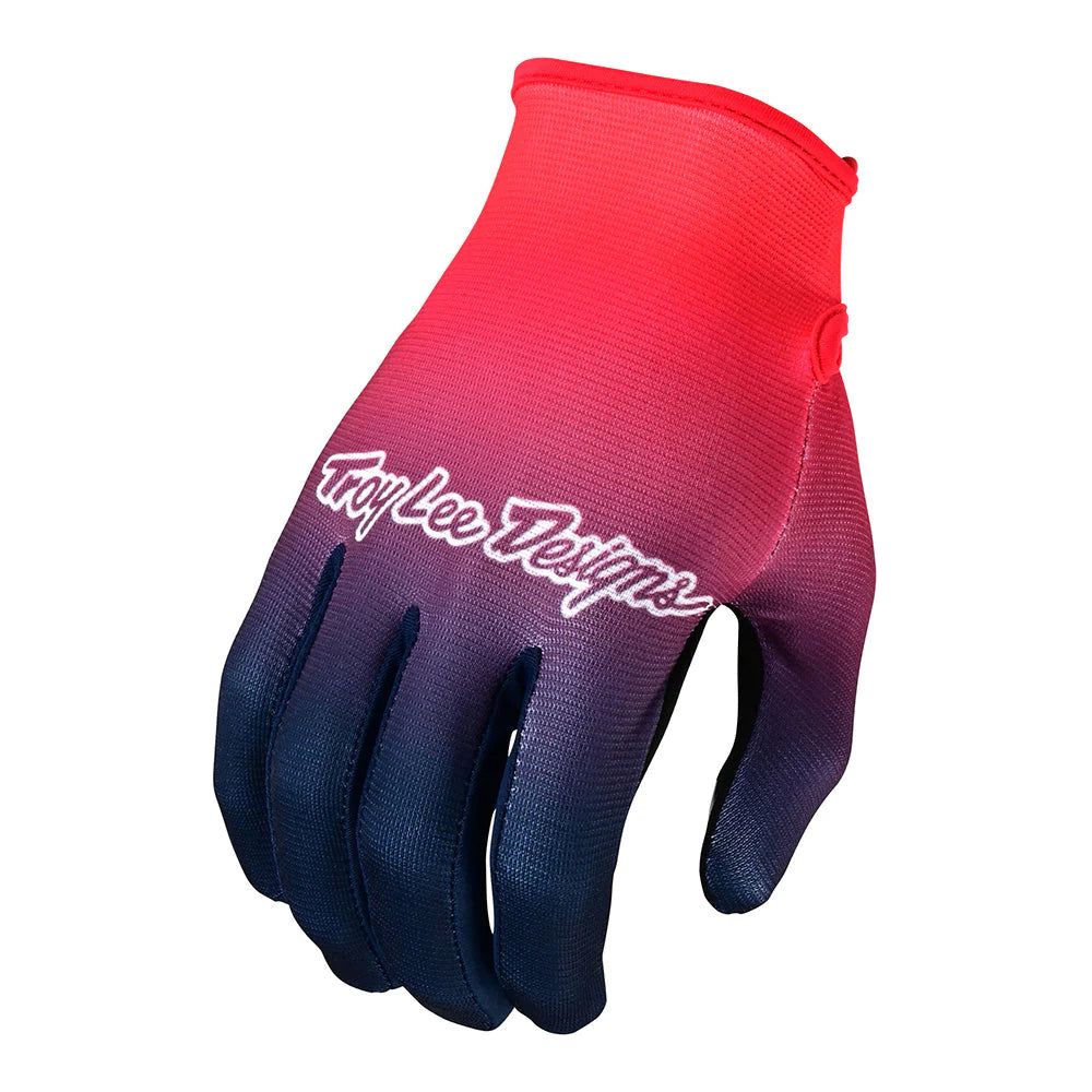 Troy Lee Designs Flowline Textile Gloves Faze Red / Navy