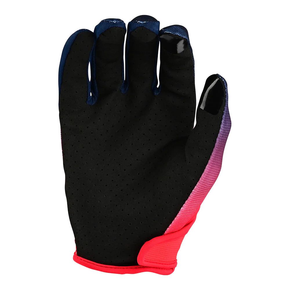 Troy Lee Designs Flowline Textile Gloves Faze Red / Navy